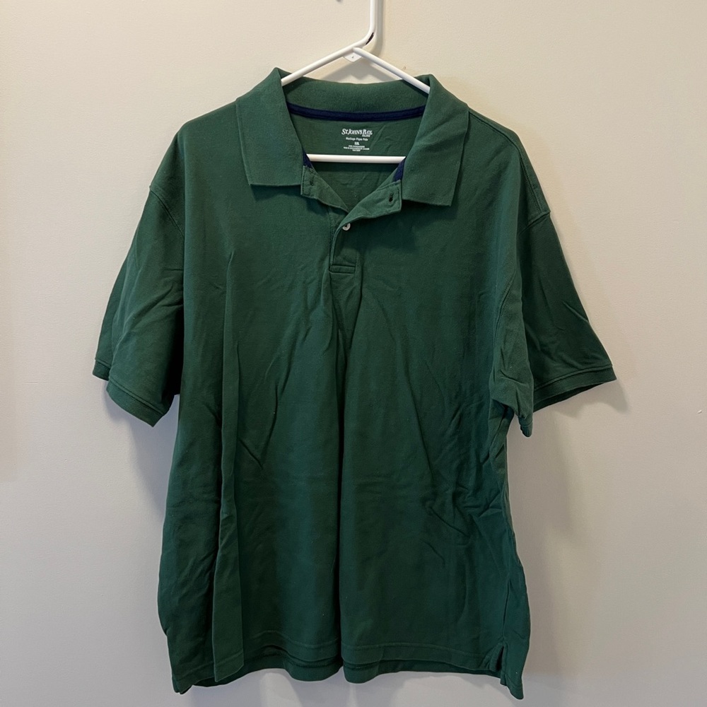 St. John’s Bay Men’s Green Polo Shirt